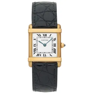 Cartier Tank Chinoise 8105 18k yellow gold White