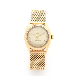 Rolex Oyster Perpetual 34 6085 Yellow gold Gray