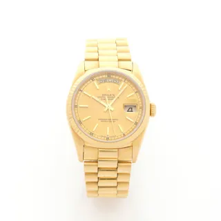 Rolex Day-Date 36 18238 Yellow gold Champagne