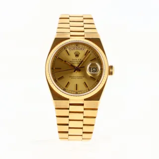 Rolex Day-Date Oysterquartz 19018 Yellow gold Champagne