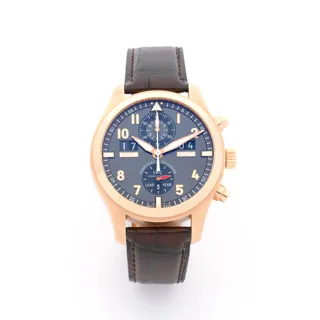 IWC Pilot Spitfire Perpetual Calen IW379103 18k rose gold Gray