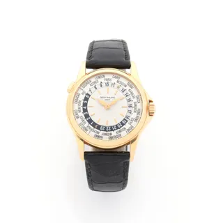 Patek Philippe World Time 5110R-001 36mm Rose gold Silver