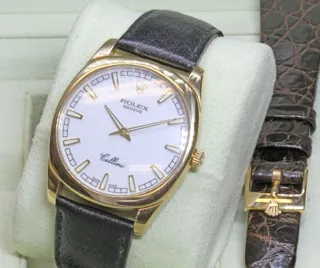 Rolex Cellini Danaos 4243/8 18ct Gold White