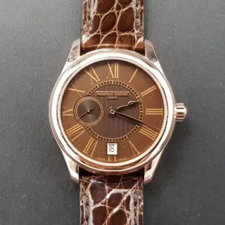 Frédérique Constant Ladies Automatic FC-318MPC3B4 Stainless steel Brown