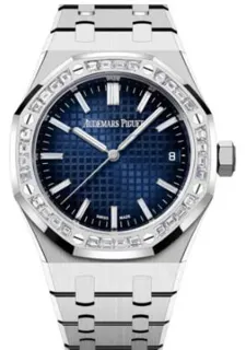 Audemars Piguet Royal Oak 15551BC.ZZ.1356BC.01 White gold Blue