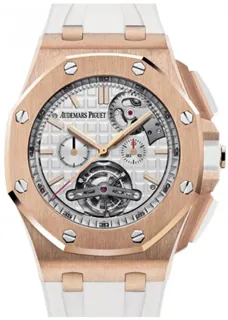 Audemars Piguet Royal Oak Offshore Tourbillon  26540OR.OO.A010CA.01 Ceramic and Rose gold White