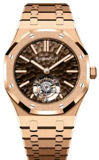 Audemars Piguet Royal Oak Tourbillon 26730OR.GG.1320OR.01 Rose gold Brown