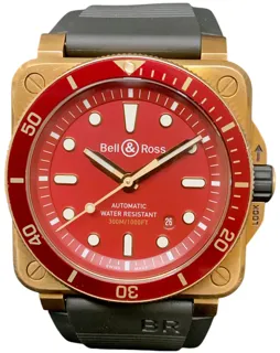 Bell & Ross Instruments BR0392-D-R-BR/SCA Bronze Red