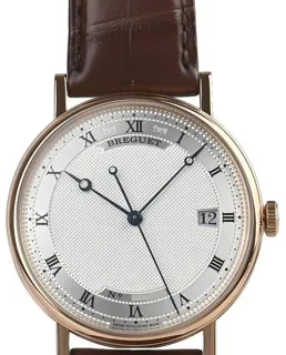 Breguet Classique 5177BR/15/9V6 38mm Rose gold Silver