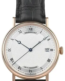 Breguet Classique 5177BR/15/9V6 38mm Rose gold Silver