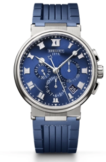 Breguet Marine 5527TI/Y1/5WV 42.5mm Titanium Blue