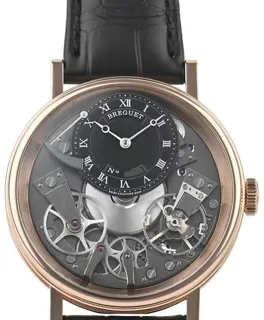 Breguet Tradition 7057br/g9/9w6 40mm Rose gold Black and Gray