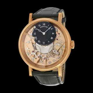 Breguet Tradition 7057br/r9/9w6 40mm Rose gold Black and Golden