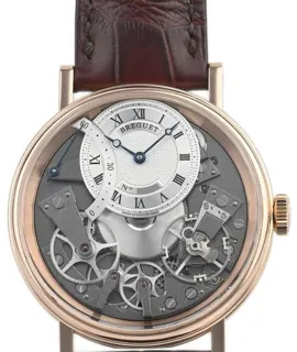 Breguet Tradition 7097BR/G1/9WU 40mm Rose gold Silver