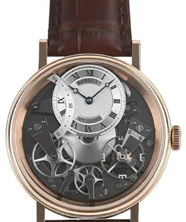 Breguet Tradition 7097BR/G1/9WU 40mm Rose gold Silver