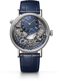 Breguet Tradition 7597bb/gy/9wu 40mm Platinum Blue