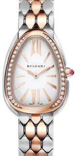 Bulgari Serpenti 103274 33mm Yellow gold and Stainless steel White