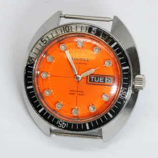 Bulova Snorkel Stainless steel Orange