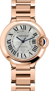 Cartier Ballon Bleu 36mm W69004Z2 36.5mm Rose gold Silver