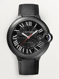 Cartier Ballon Bleu 42mm WSBB0015 Stainless steel Black