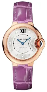 Cartier Ballon Bleu WE902063 Rose gold Silver