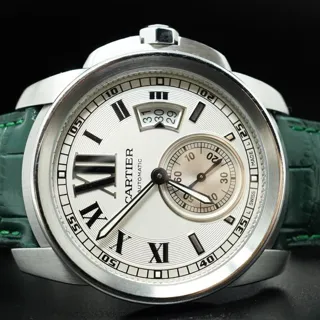 Cartier Calibre de Cartier 3299 42mm Stainless steel White