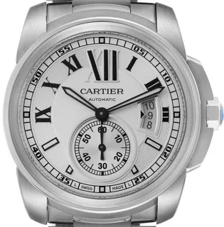 Cartier Calibre de Cartier W7100015 42mm Stainless steel Silver