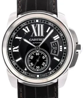 Cartier Calibre de Cartier W7100041 42mm Stainless steel Black