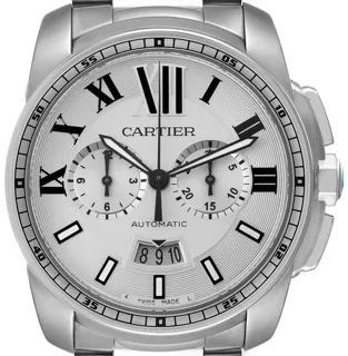 Cartier Calibre de Cartier W7100045 42mm Stainless steel Silver