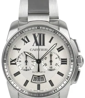 Cartier Calibre de Cartier W7100045 42mm Stainless steel Silver