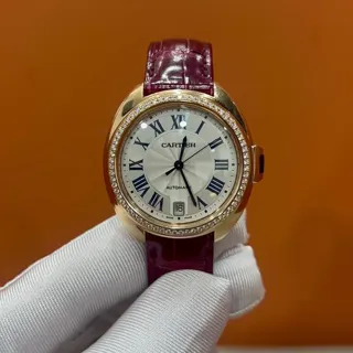 Cartier Clé WJCL0013 35mm Rose gold Silver