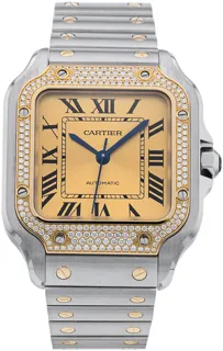 Cartier Santos de Cartier W3SA0007 Stainless steel Champagne