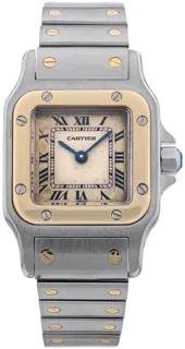 Cartier Santos W20012C4 Yellow gold and Stainless steel Silver