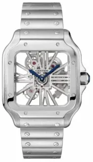 Cartier Santos WHSA0015 Stainless steel Skeletonized