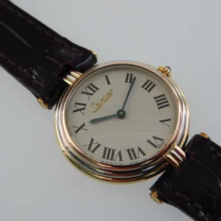 Cartier Trinity 8395 31mm Yellow gold White