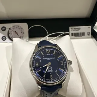 Frédérique Constant Horological Smartwatch FC-282AN5B6 42mm Stainless steel Blue