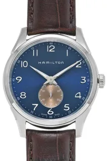 Hamilton Jazzmaster Thinline H38411540 40mm Stainless steel Blue