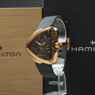 Hamilton Ventura H245250 40mm Yellow gold Black