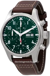 IWC Pilot IW388103 Stainless steel Green