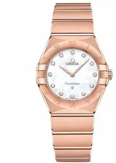 Omega Constellation O13150286055001 Rose gold White