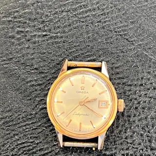 Omega De Ville Ladymatic 566.003 SC-62 22mm Yellow gold Champagne