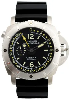 Panerai Submersible PAM 00193 Titanium and Stainless steel Black