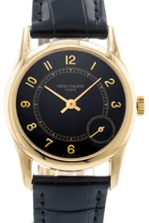 Patek Philippe Calatrava 5000j Yellow gold Black