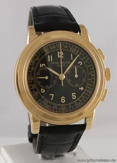 Patek Philippe Chronograph 5070 J 42mm Yellow gold Black