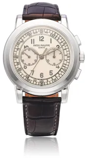 Patek Philippe Chronograph 5070G-001 42mm White gold Silver