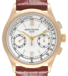 Patek Philippe Chronograph 5170J 39mm Yellow gold Silver