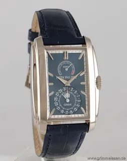 Patek Philippe Gondolo 5200G-001 32mm White gold Blue