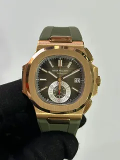 Patek Philippe Nautilus 5980R-001 Rose gold Brown