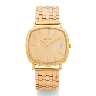 Piaget 13409 32mm 18k yellow gold Champagne