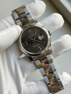 Rolex Datejust 36 116200-0073 Stainless steel Brown